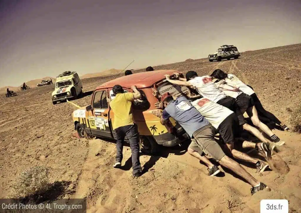 1 3ds groupe 4ltrophy rallye solidaire desert maroc (1)