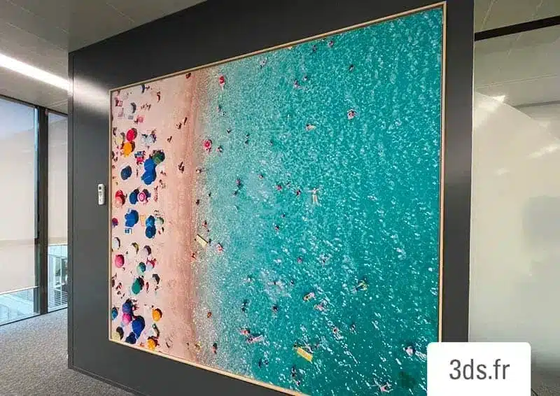 Caisse americaine plage eau turquoise 3DS Groupe