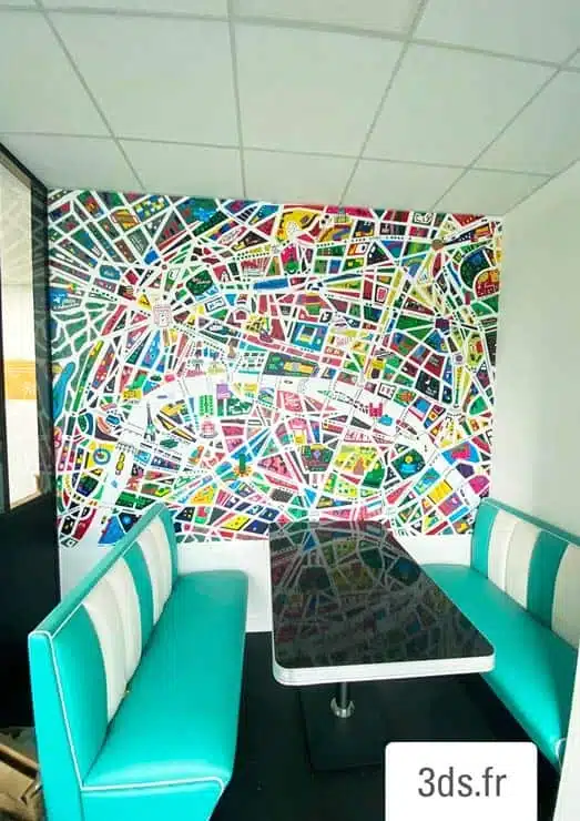 decoration mur adhesif rues paris 3DS Groupe (1)