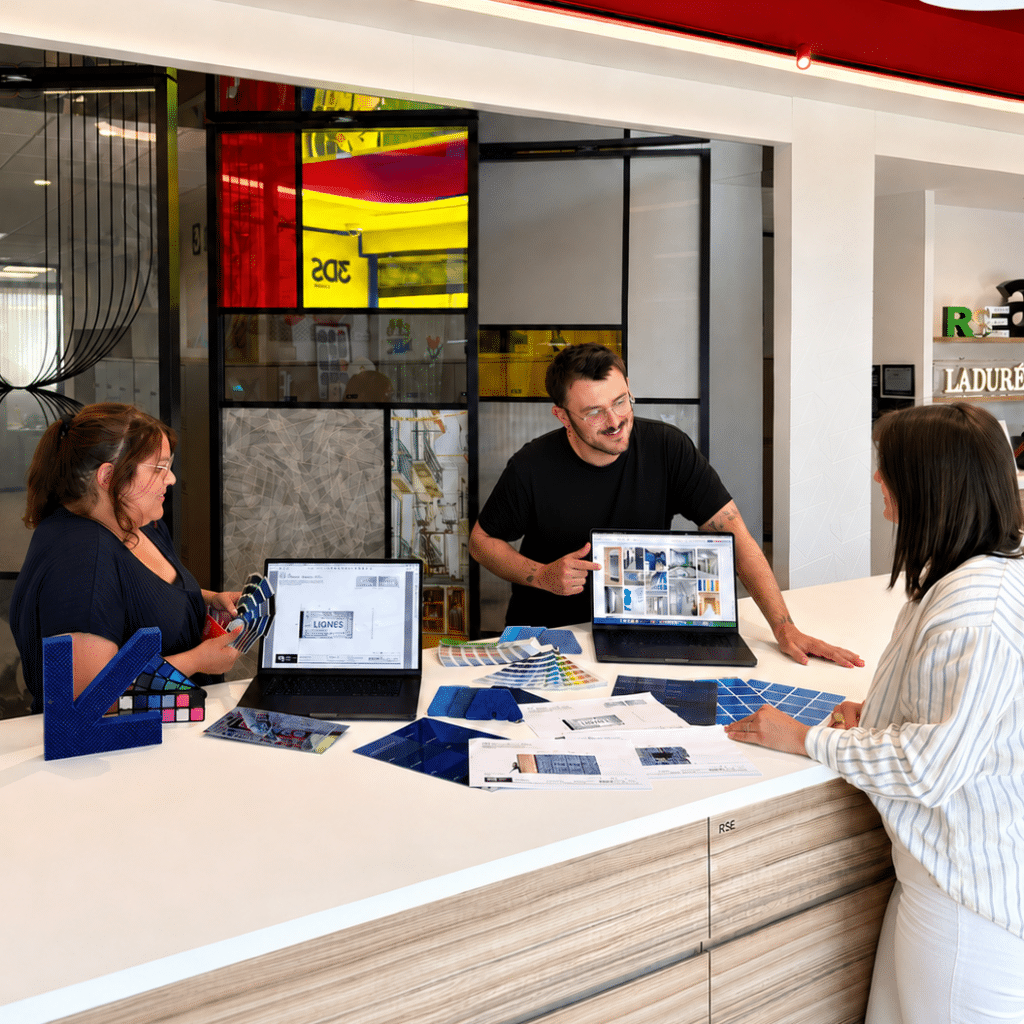 3DS Groupe Studio graphique XP Room Showroom Matériauthèque