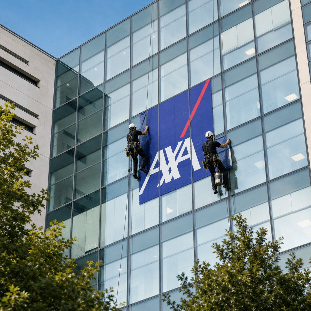 3DS Groupe Communication visuelle multisites Vitrophanie AXA