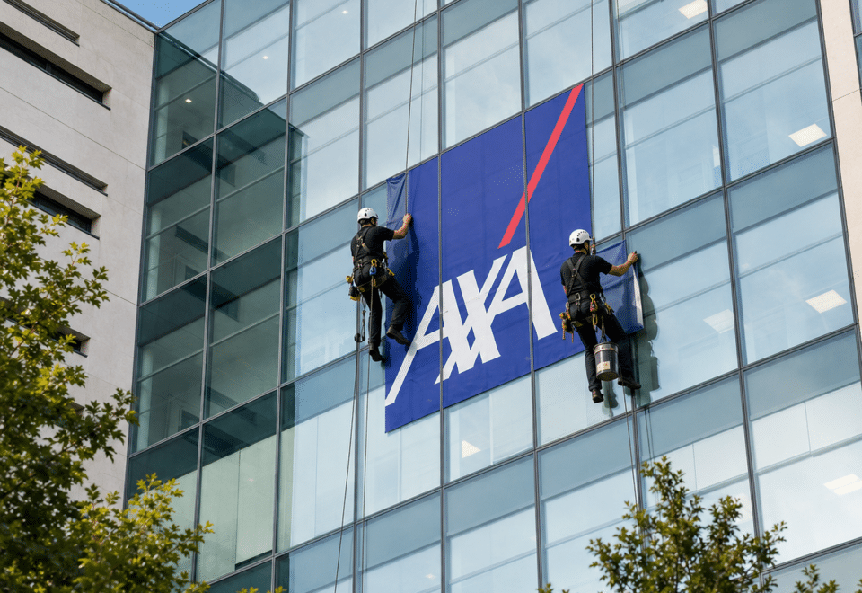 3DS Groupe Communication visuelle multisites Vitrophanie AXA