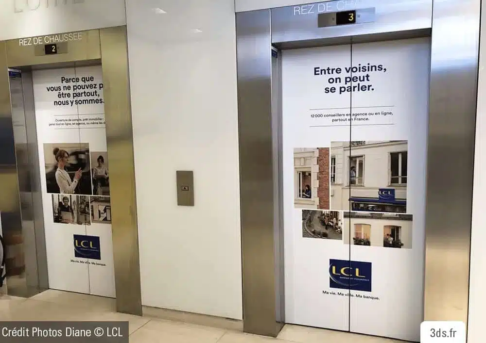 3ds groupe ascenceur lcl signaletique corporate