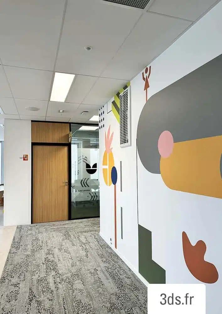 Adhesifs visuels muraux 3DS Groupe