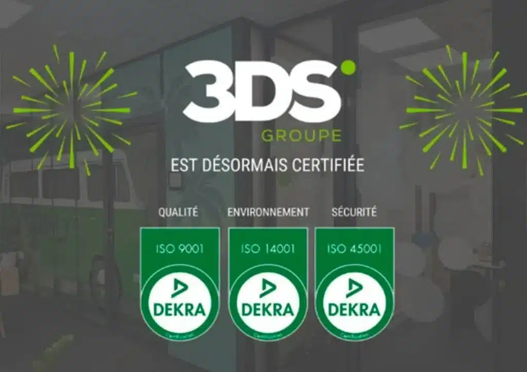 Certification ISO 9001 45001 ET 14001