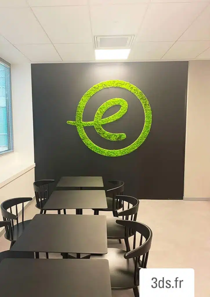 Logo vegetal interieur bureau