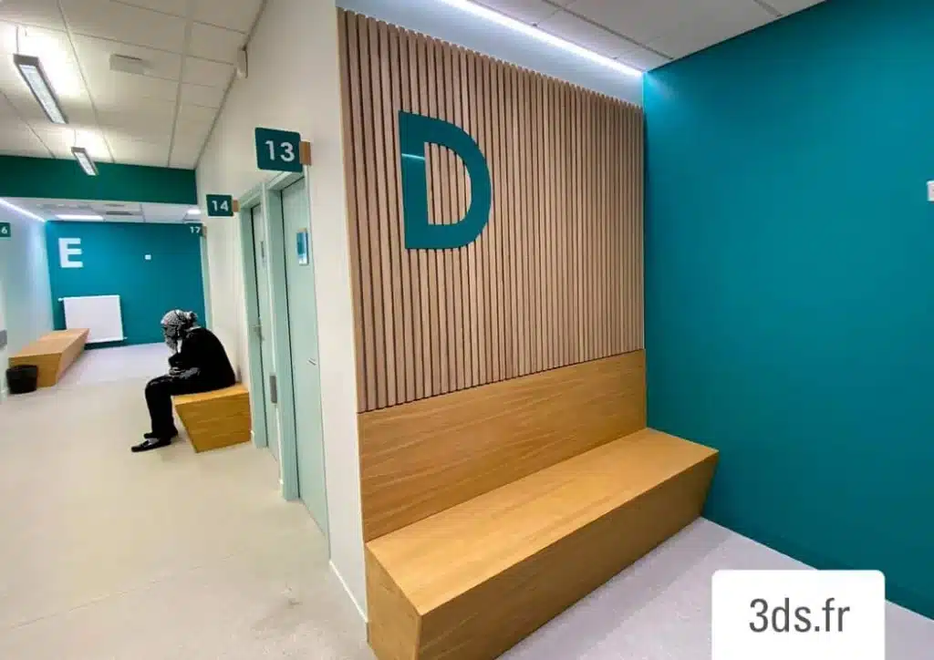 Signaletique Drapeaux salle dattente 3DS Groupe