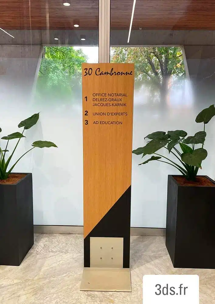 Signaletique Totem 3DS Groupe