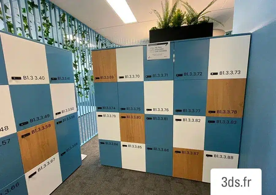 Signaletique casier entreprise 3DS Groupe