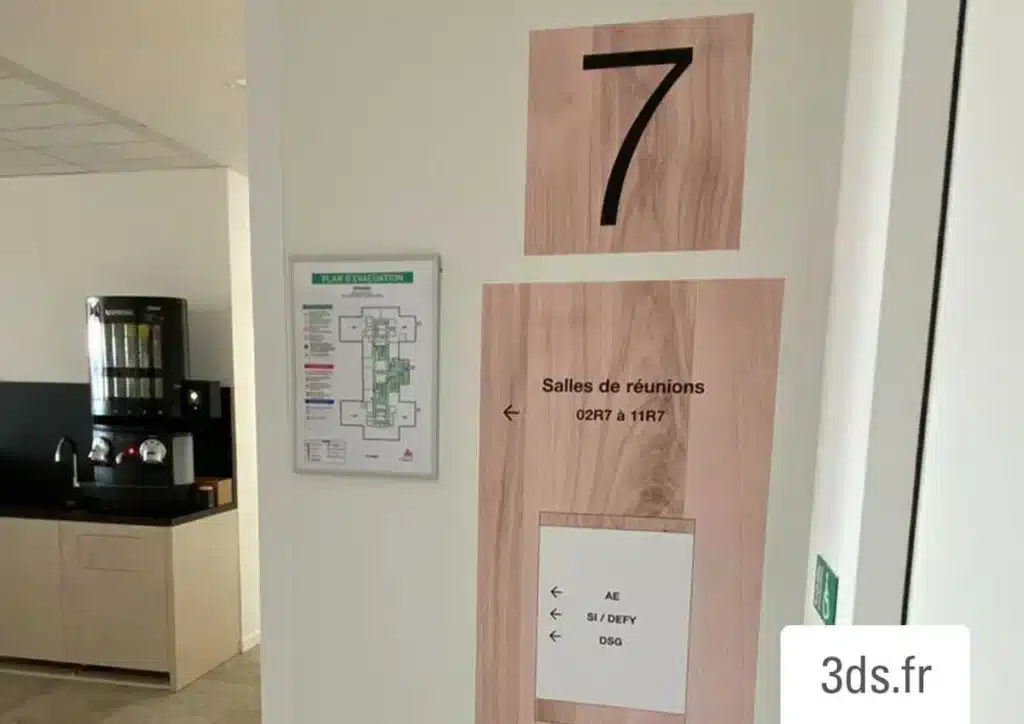 Signaletique securite bureau 3DS Groupe