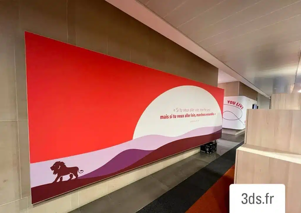 Toile tendue phrases inspirantes 3DS Groupe