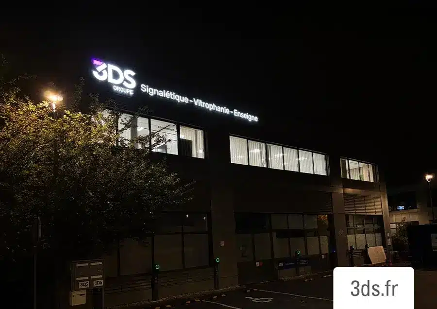 enseigne octobre rose nuit 3ds groupe