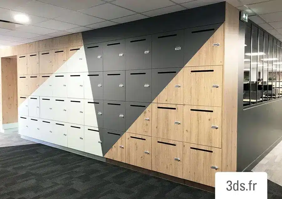 habillage surface casier bureaux 3ds groupe