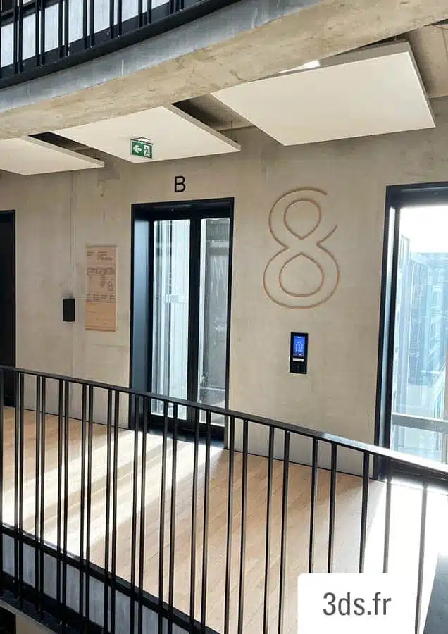 signaletique etage bois BCG 3DS GROUPE