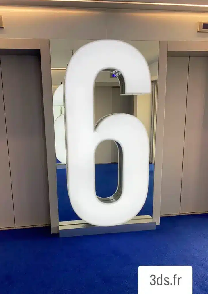 signaletique numero etage lumineux scc 3ds groupe