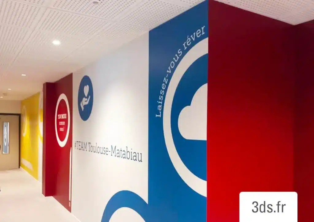 visuel adhesif decoration murale 3DS Groupe