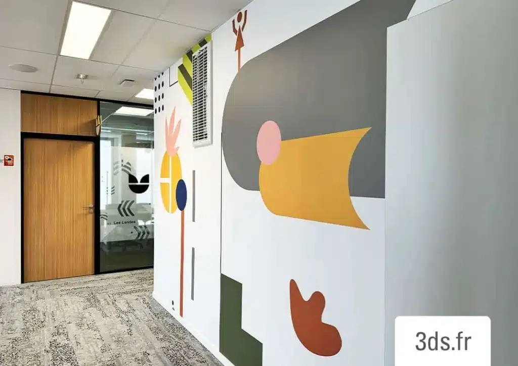 visuels adhesifs muraux 3DS Groupe
