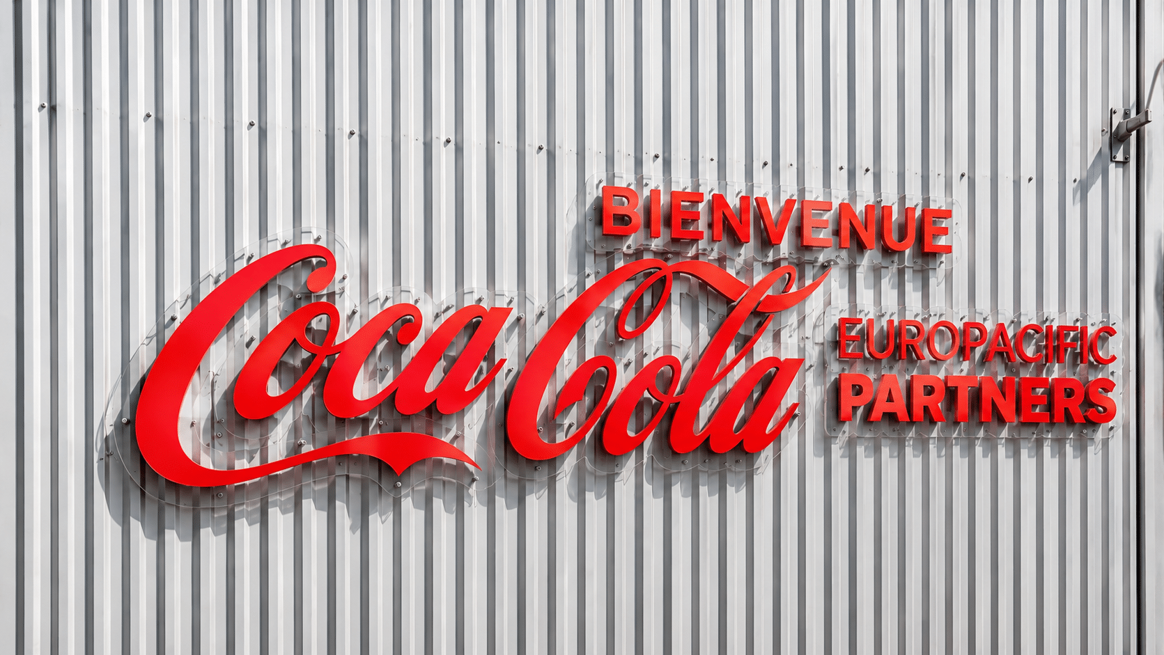 3DS Groupe Coca Cola Enseigne extérieure Accueil