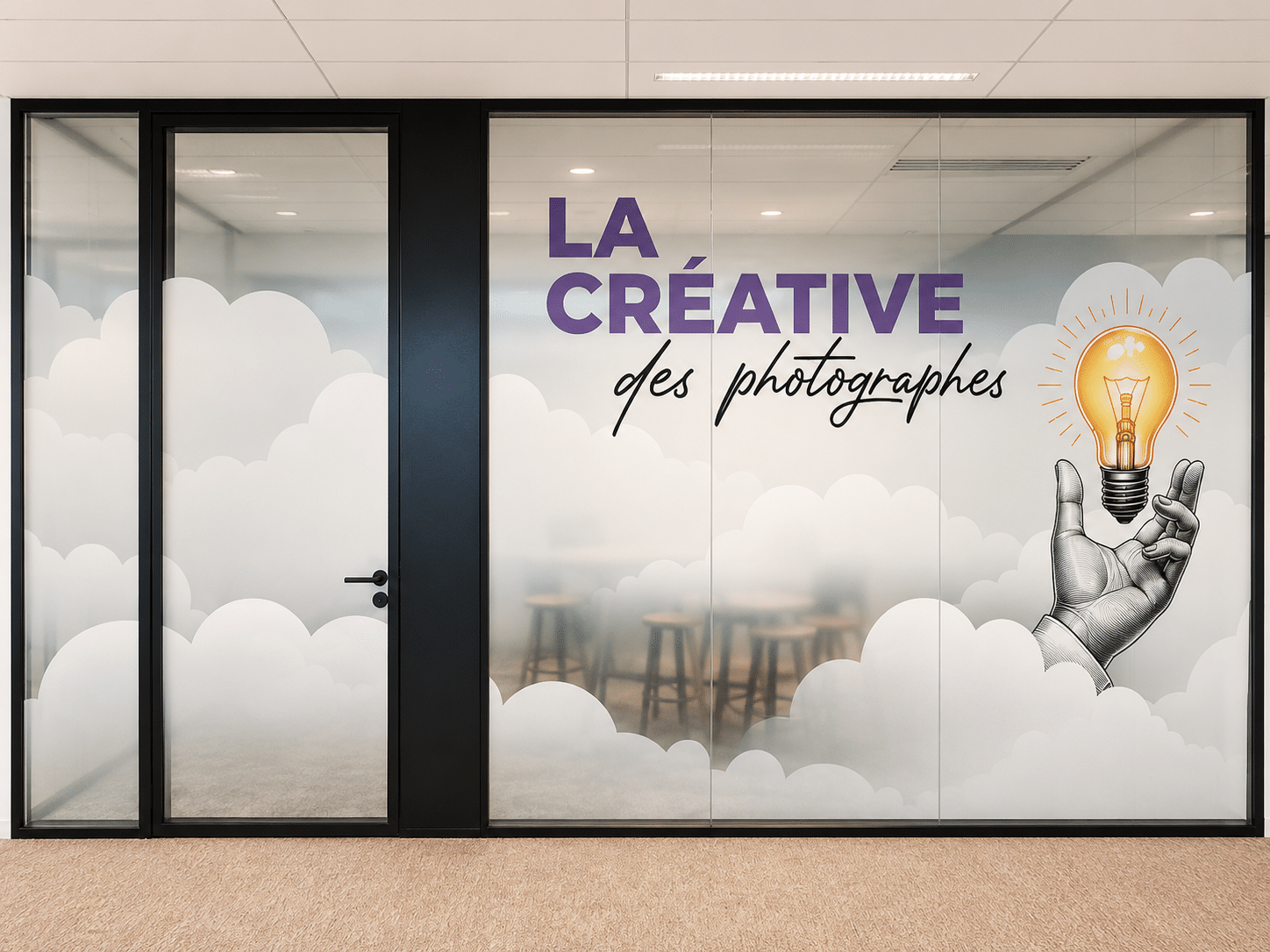 3DS Groupe CA Vitrophanie sur mesure 19