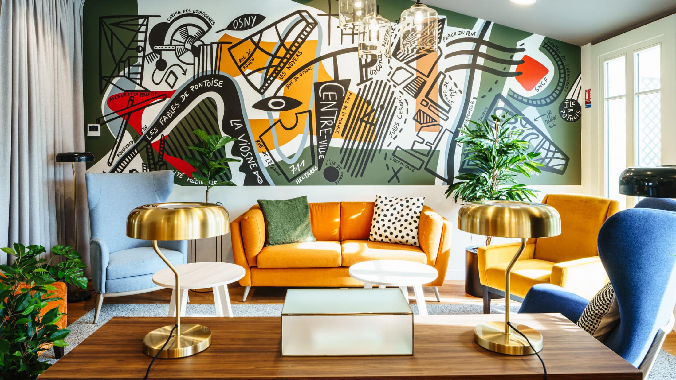 3DS Groupe Cazam visuel adhesif mural 5