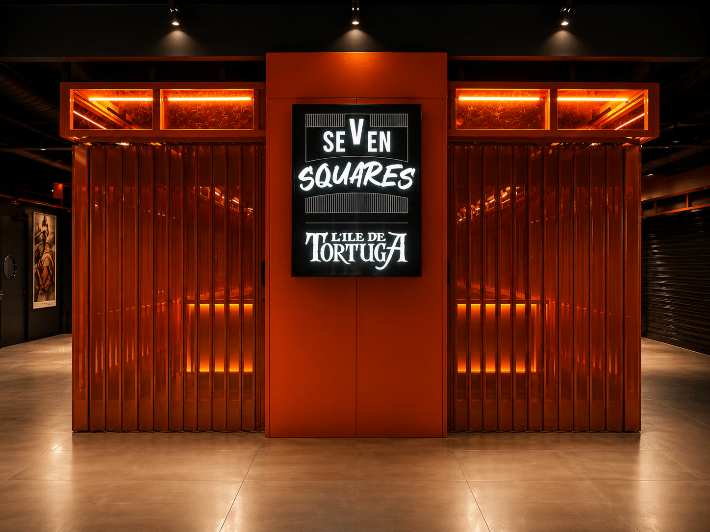 3DS Groupe Seven Square enseigne lumineuse 3