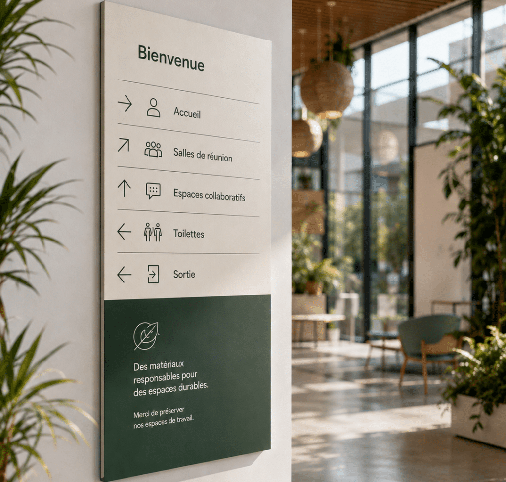 3DS Groupe Innovation Lab signaletique durable