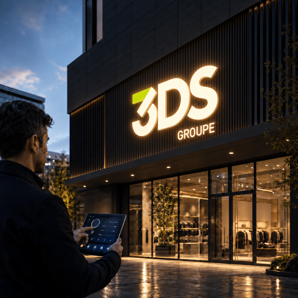3DS Groupe Innovation Lab Enseigne Led