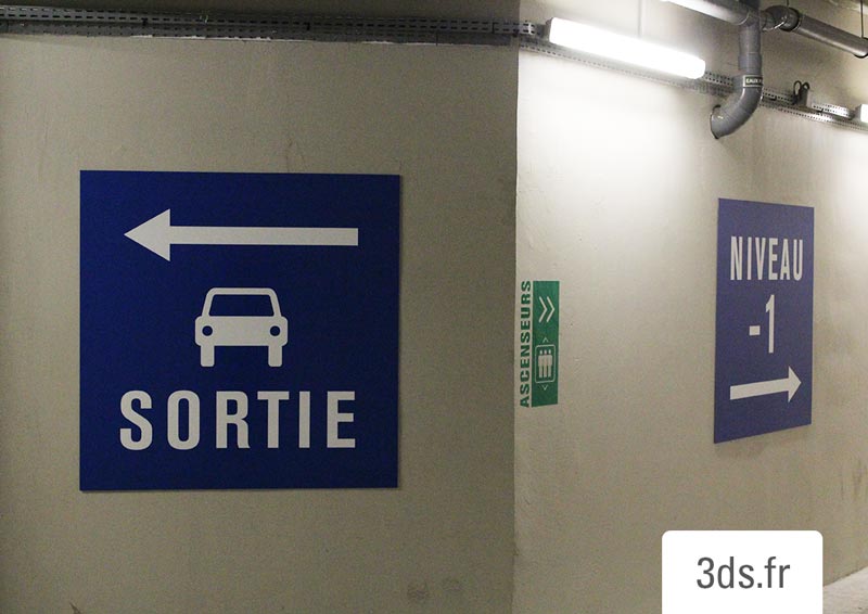 Signalétique Parking Sur Mesure Publicis