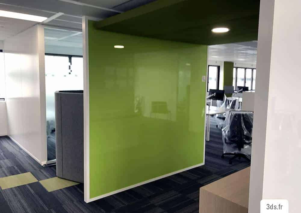 Film écriture coloré sur mesure bureau
