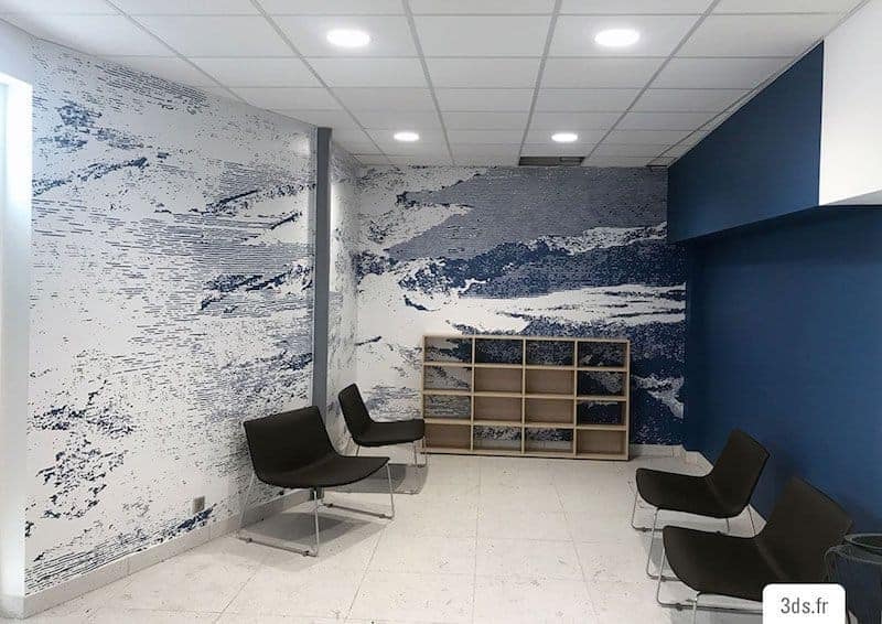 Panneau d'affichage design et mural pour bureau d'entreprise 