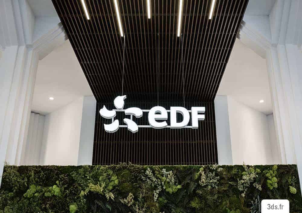 Enseigne Logo Lumineux Led suspendue - Signalétique Accueil