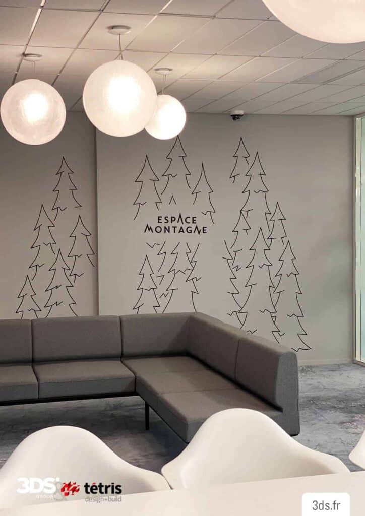 Décor Mural Aménagement de Bureau Sur Mesure