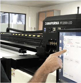 Machine impression numérique UV adhésif 3DS Groupe