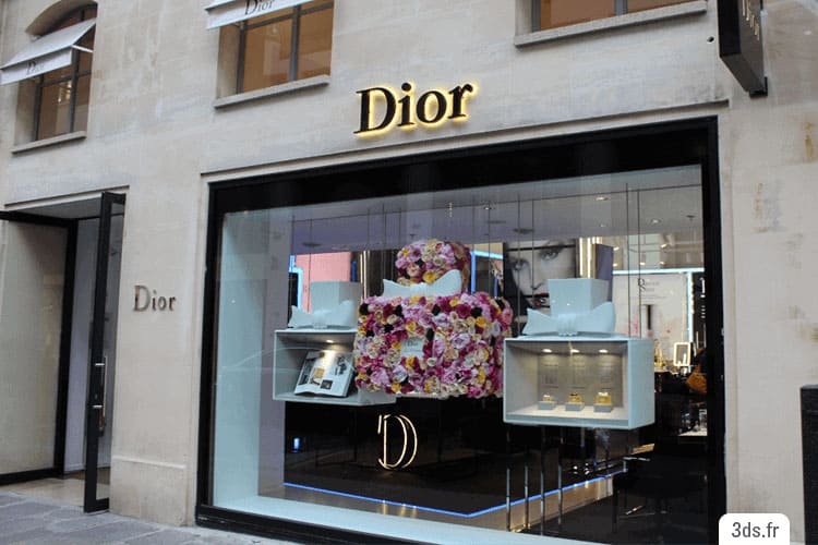 Dior - Enseigne rétroéclairé