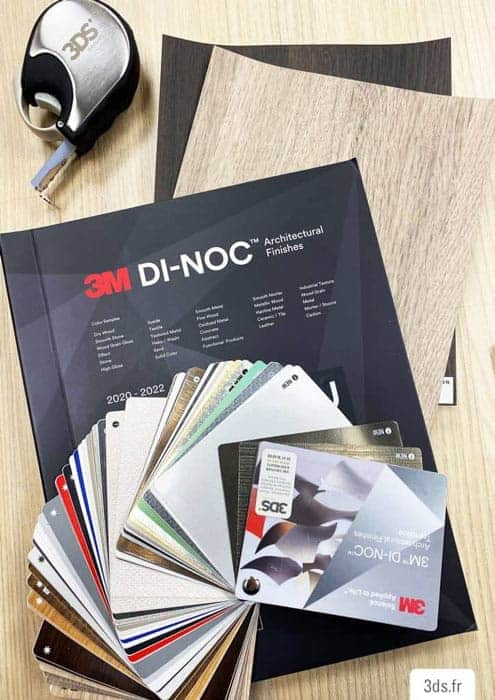 Catalogue échantillon DI-NOC de chez 3M