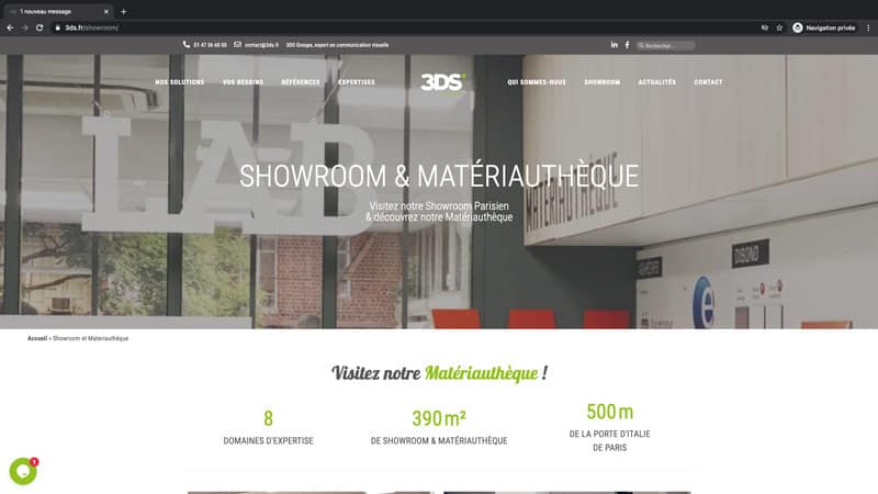 site expert communication visuelle 3DS GROUPE