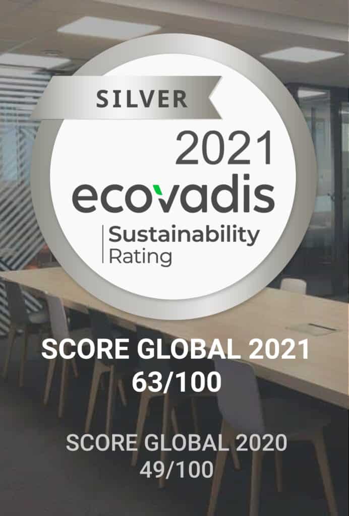 score global médaille argent ecovadis 3ds groupe