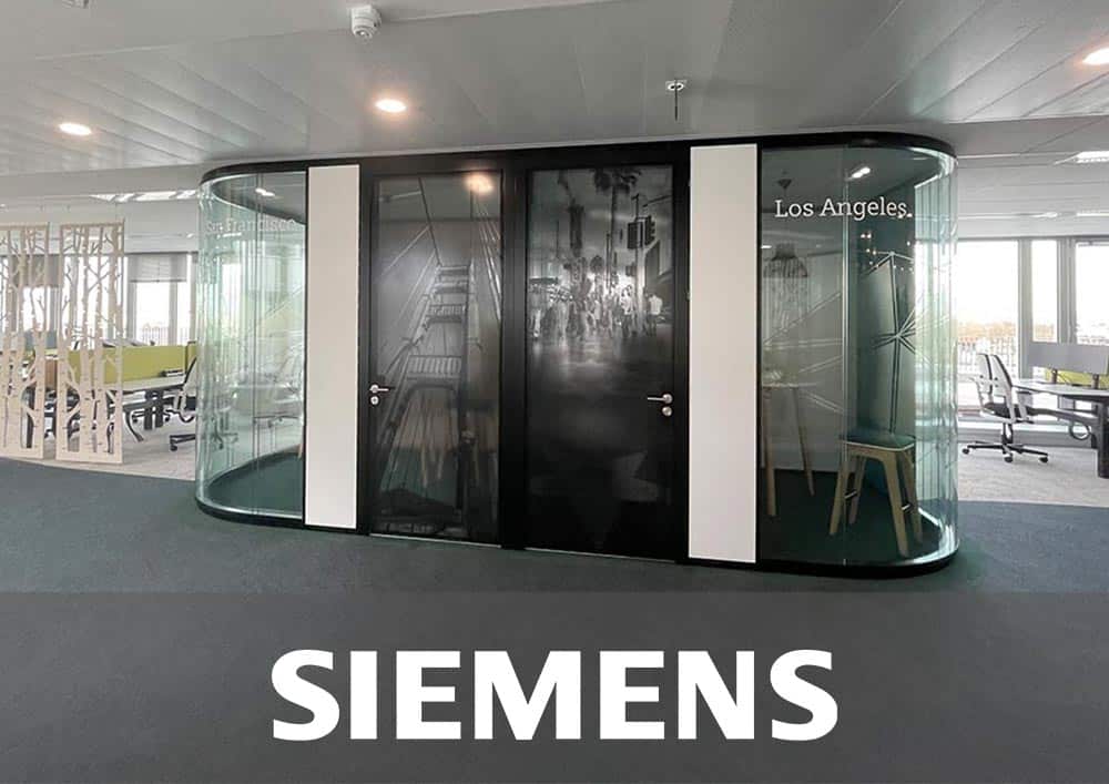 Vitrophanie client SIEMENS