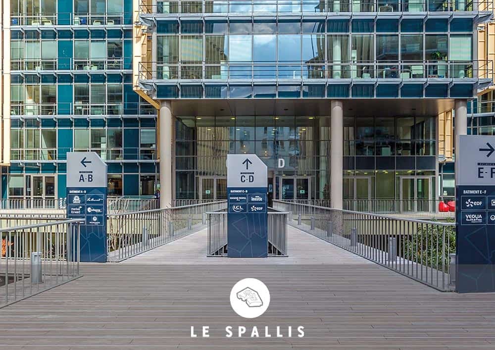 signalétique totem client LE SPALLIS