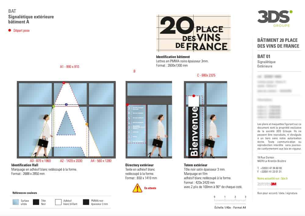 Conception Graphique Réalisation Signalétique Directionnelle Léttrage