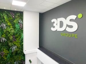 3DS Groupe bureau écologique mur végétal