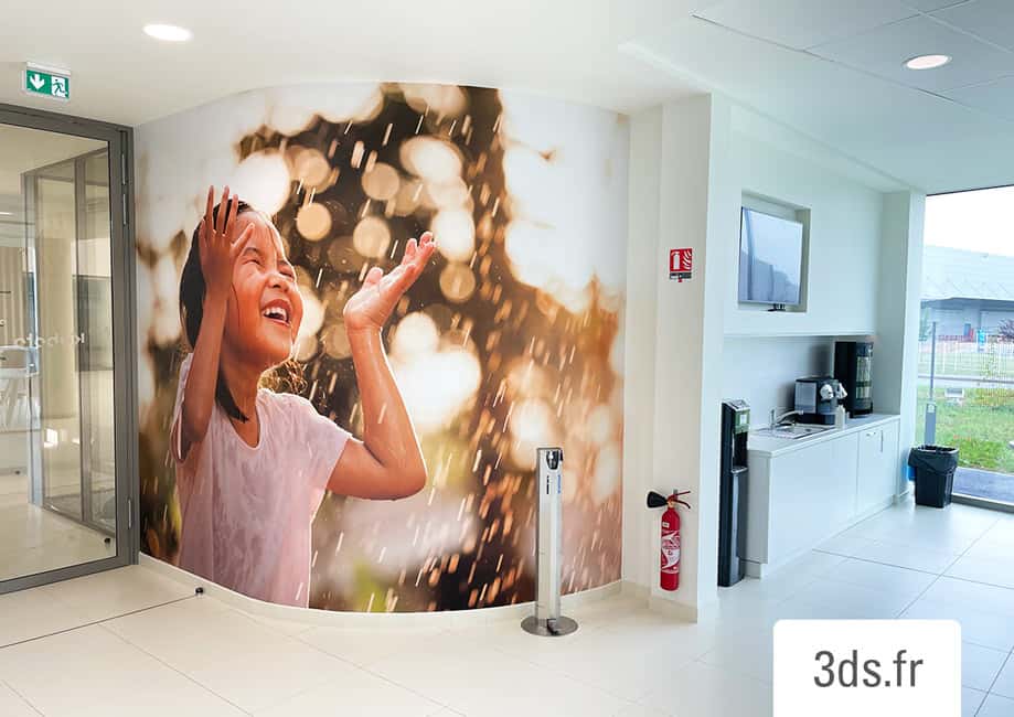 kubota visuel sur mesure enfant mural