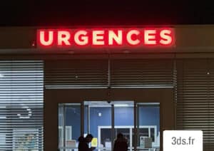 3DS groupe urgence logo enseigne lumineuse néon sud
