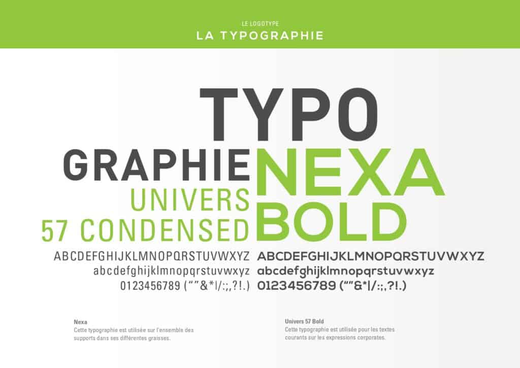 identité visuelle charte graphique typographie 3DS GROUPE