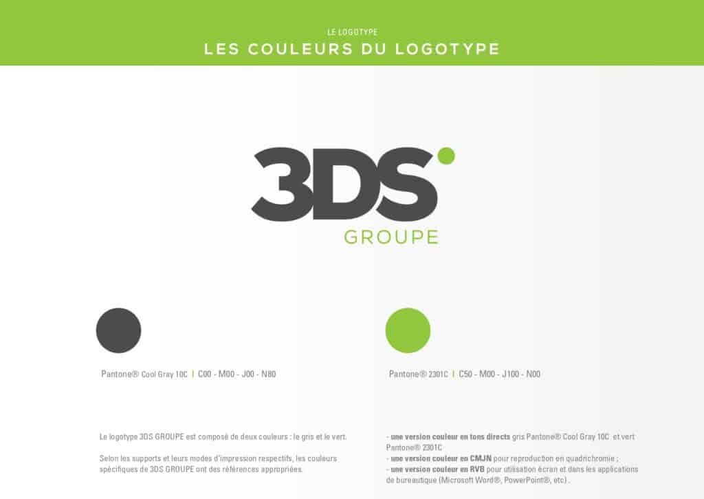 charte graphique logotype 3DS GROUPE