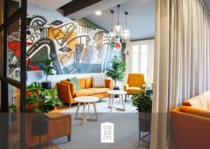 Adhésif imprimé décoratif mural Client CAZAM