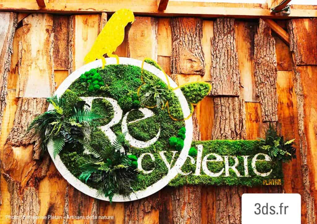 Logo Vegetal Recyclerie 3ds Groupe