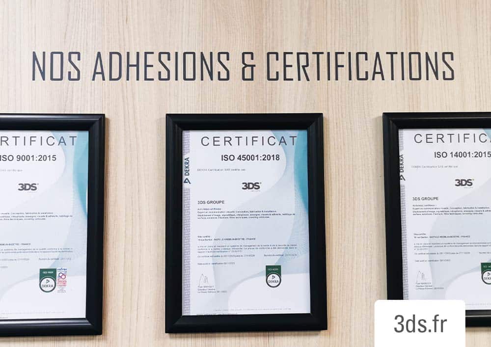 3ds Groupe Certification Iso 14001, Iso 45001 Et Iso 9001