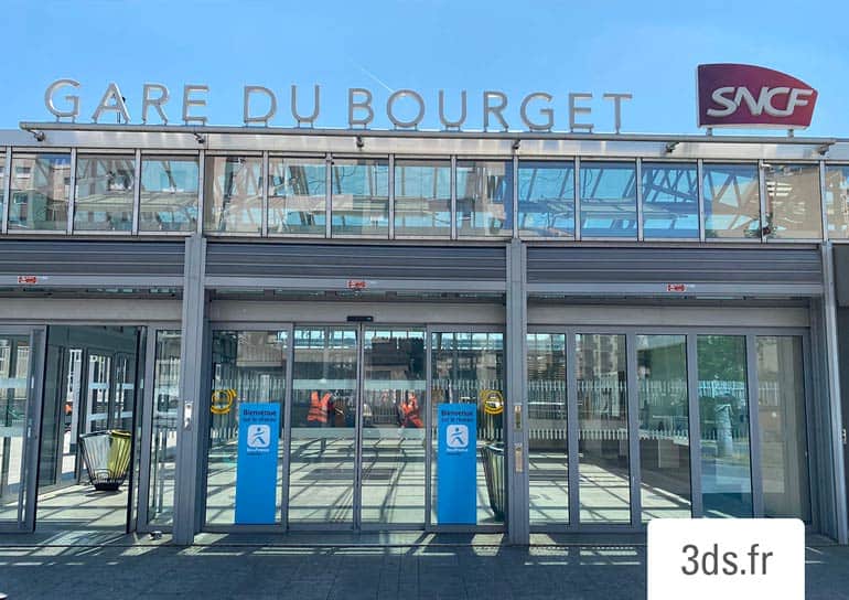 Enseigne Exterieure Gare Bourget Sncf 3ds Groupe
