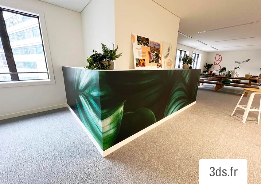 Adhesif Decoratif Nature Vert 3ds Groupe